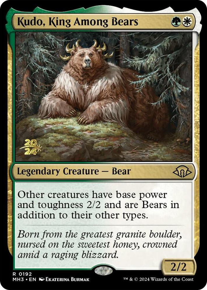 0192 Kudo, King Among Bears R Prerelease Cards