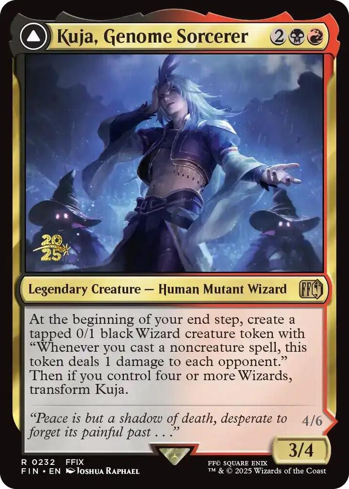 0232 Kuja, Genome Sorcerer R Prerelease Cards