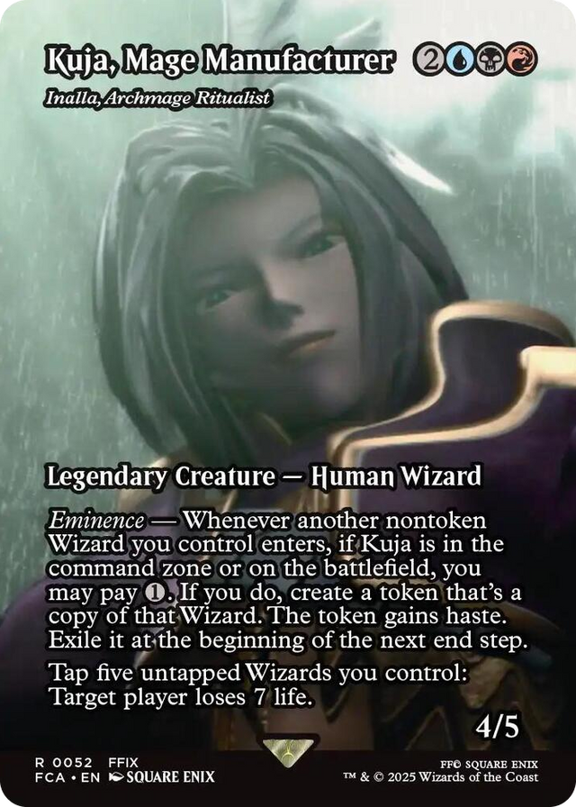 0052 Kuja, Mage Manufacturer - Inalla, Archmage Ritualist (Showcase) R FINAL FANTASY: Through the Ages
