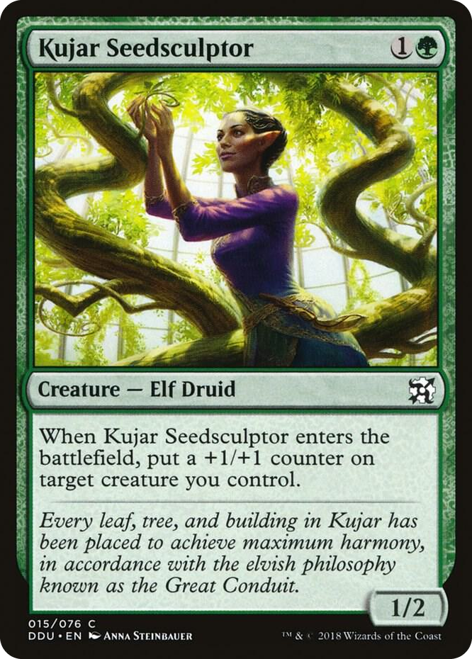 0015 Kujar Seedsculptor C Duel Decks: Elves vs. Inventors