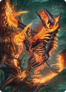 0032 Kuldotha Cackler Art Card S Art Series: Phyrexia: All Will Be One