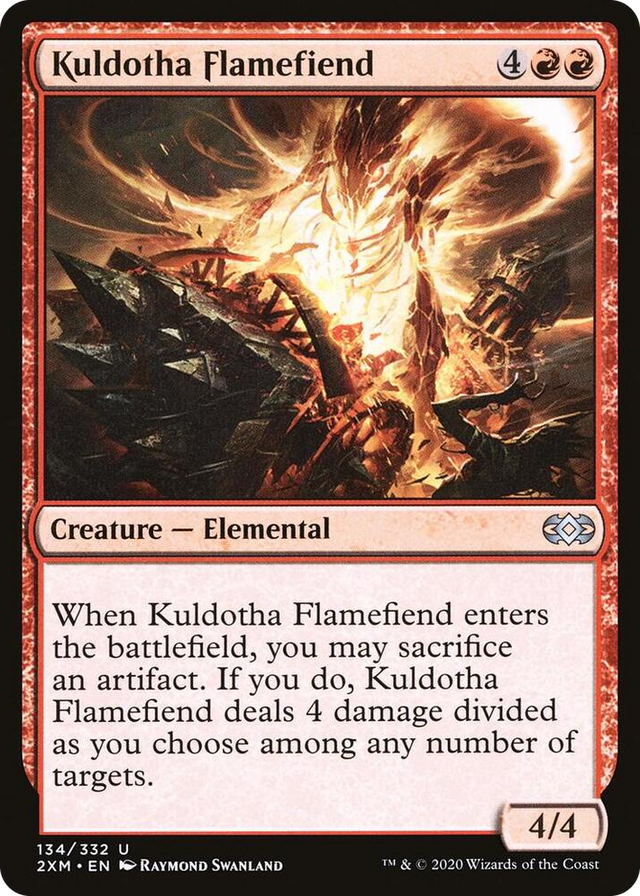 0134 Kuldotha Flamefiend U Double Masters