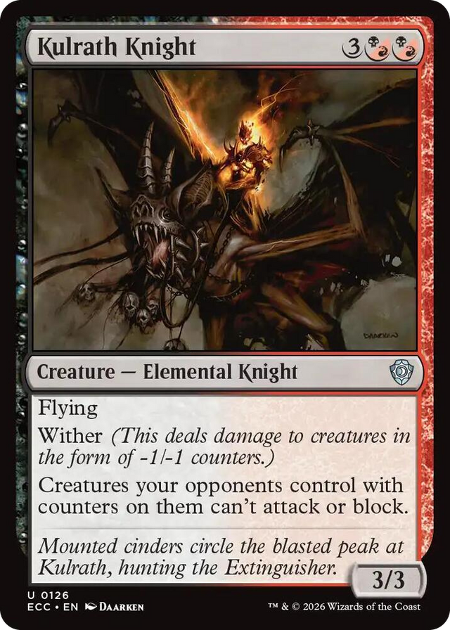 0126 Kulrath Knight U Commander: Lorwyn Eclipsed