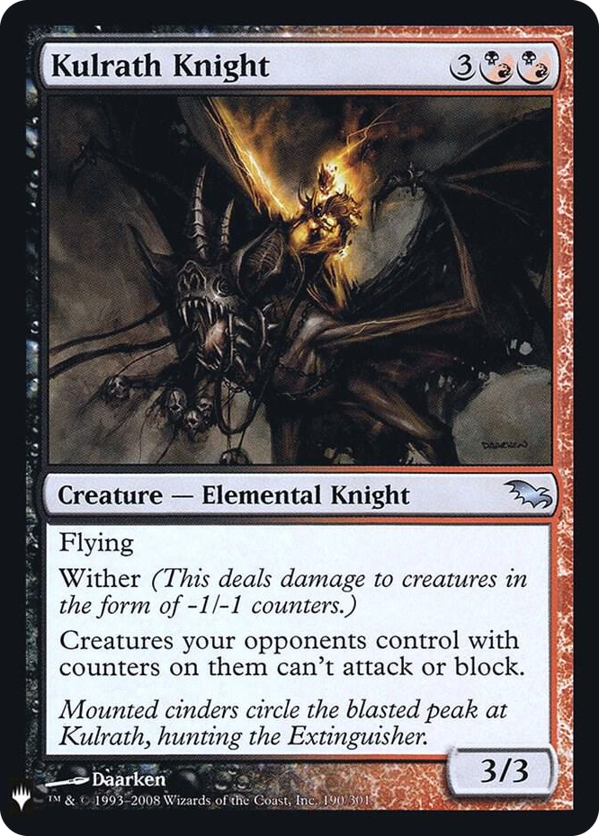 Kulrath Knight #190 U - The List Reprints Pokemon card