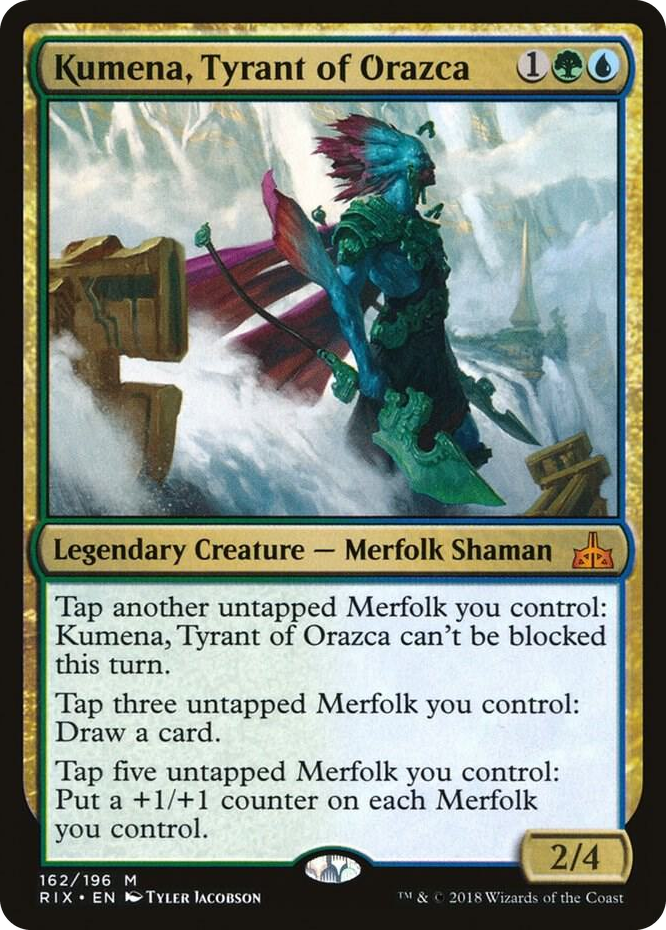 0162 Kumena, Tyrant of Orazca M Rivals of Ixalan