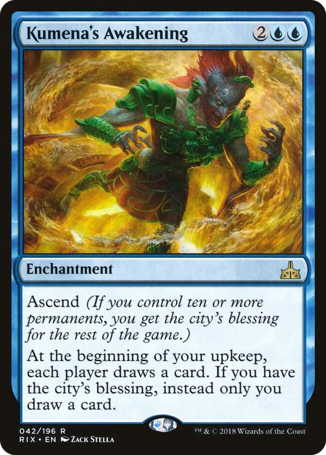 0042 Kumena's Awakening R Rivals of Ixalan