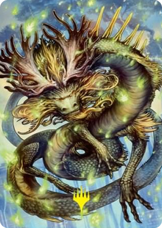 0066 Kura, the Boundless Sky Art Card (Gold-Stamped Signature) S Art Series: Kamigawa: Neon Dynasty
