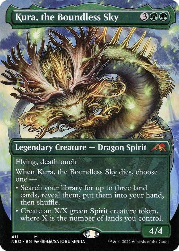 0411 Kura, the Boundless Sky (Borderless) M Kamigawa: Neon Dynasty