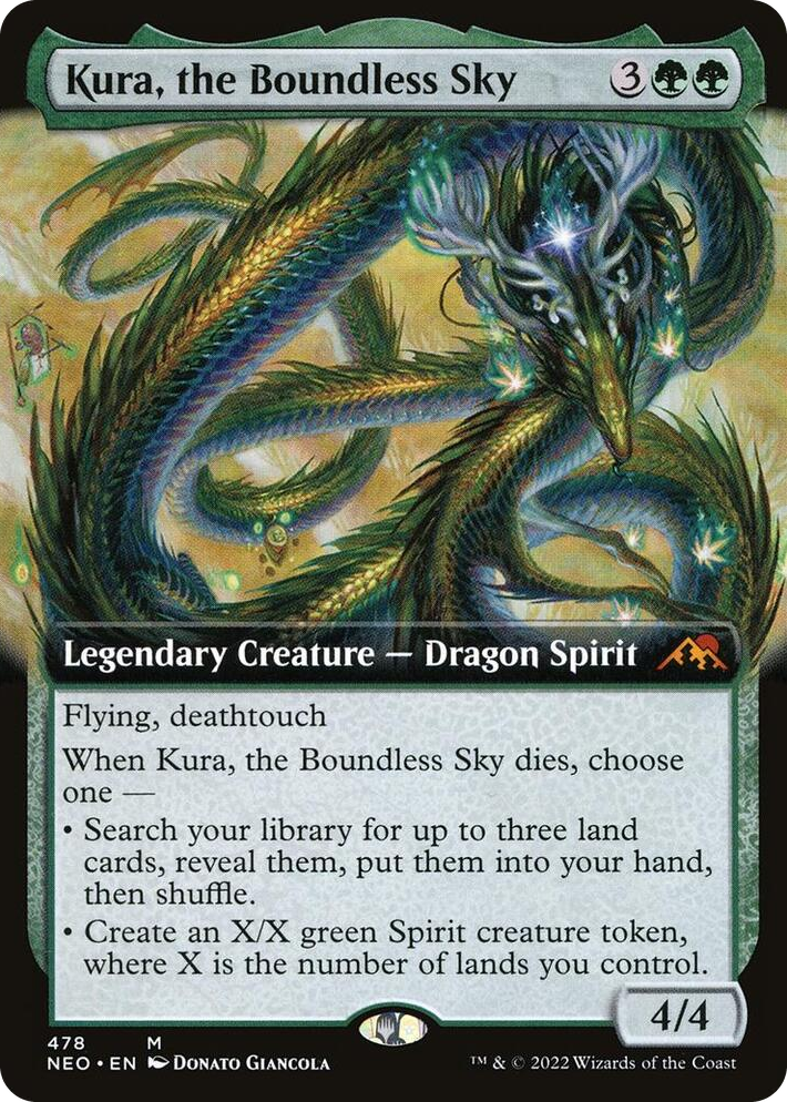 0478 Kura, the Boundless Sky (Extended Art) M Kamigawa: Neon Dynasty