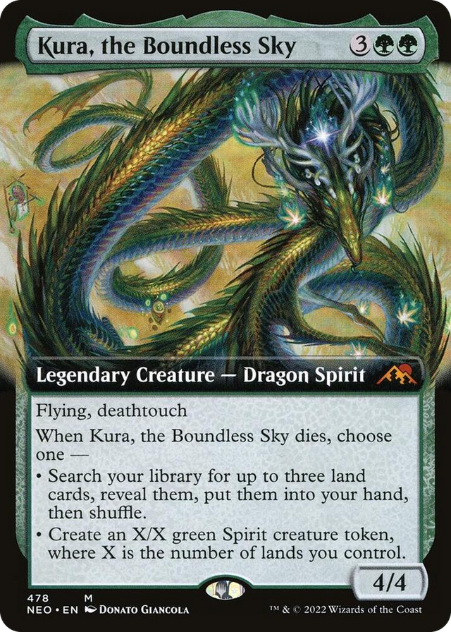 0478 Kura, the Boundless Sky (Extended Art) M Kamigawa: Neon Dynasty