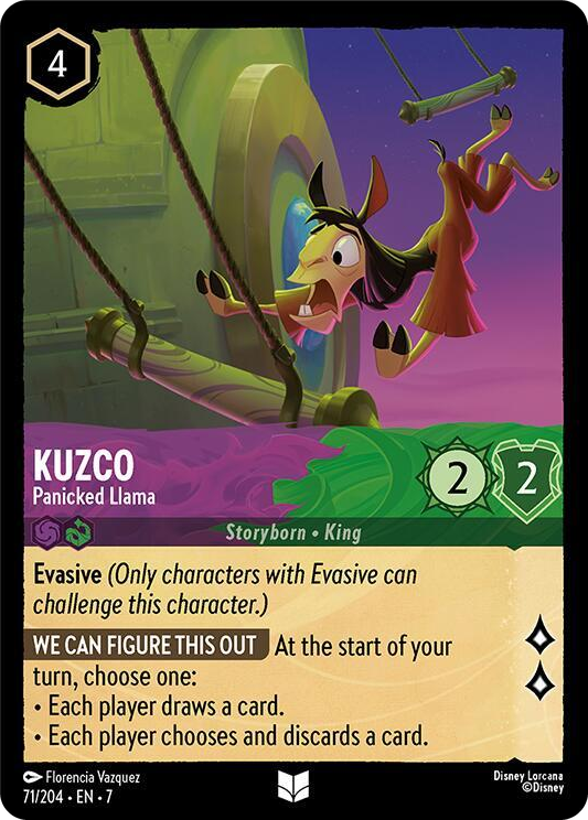 0071 Kuzco - Panicked Llama Uncommon Archazia's Island