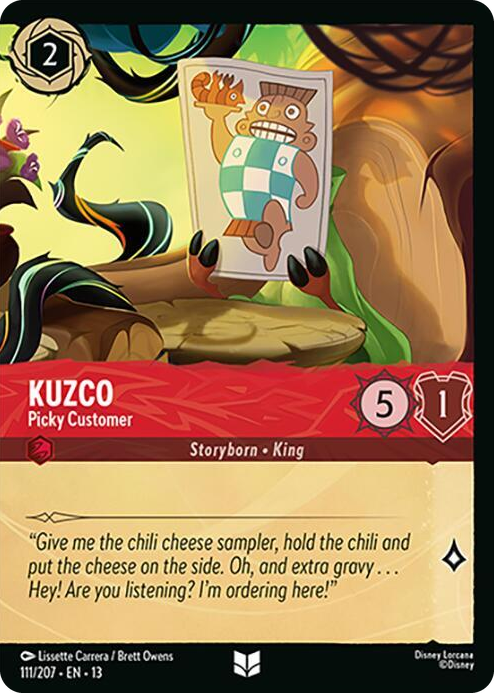 0111 Kuzco - Picky Customer (Foil) Uncommon Attack of the Vine!