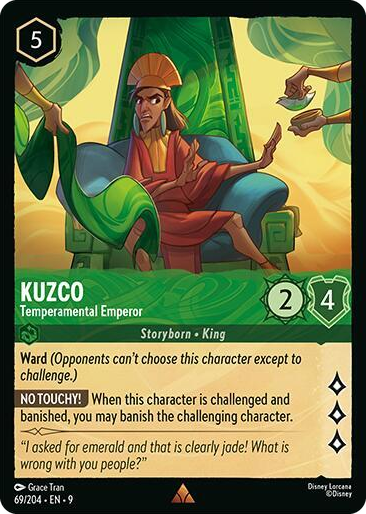 0069 Kuzco - Temperamental Emperor Rare Fabled