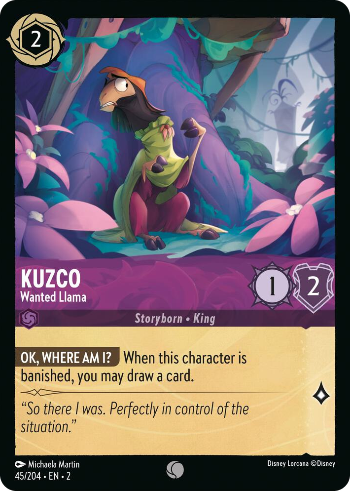 0045 Kuzco - Wanted Llama Common Rise of the Floodborn