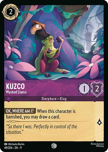 0049 Kuzco - Wanted Llama Common Fabled