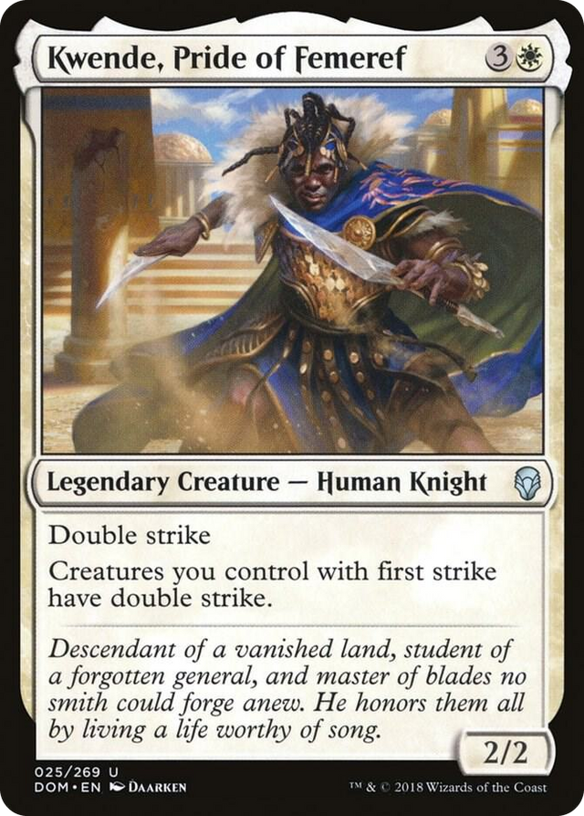 0025 Kwende, Pride of Femeref U Dominaria