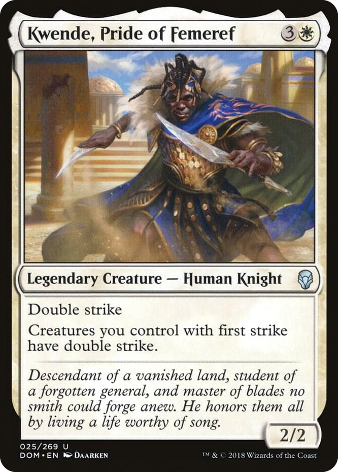 0025 Kwende, Pride of Femeref U Dominaria