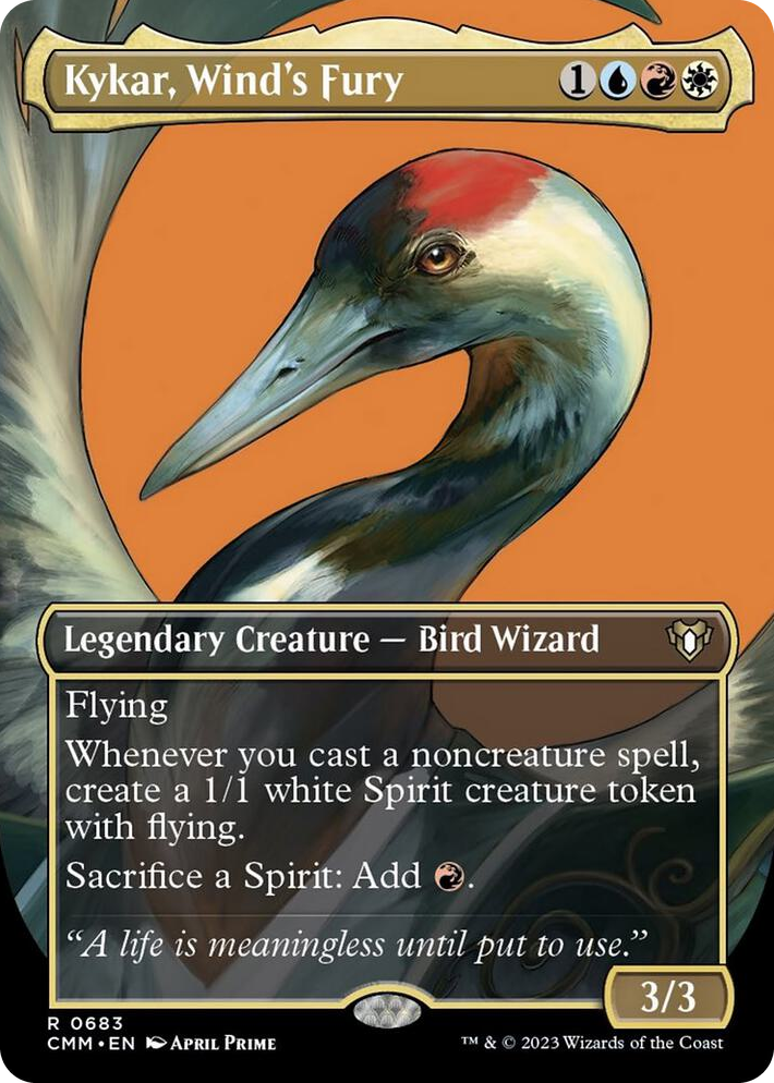 0683 Kykar, Wind's Fury (Borderless) R Commander Masters