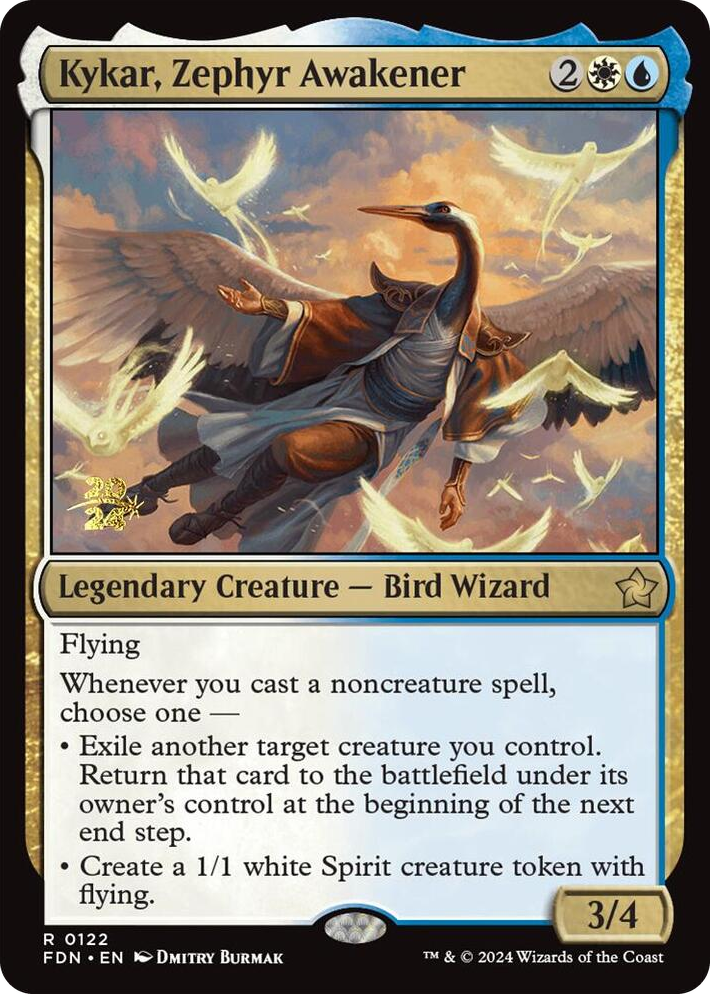 0122 Kykar, Zephyr Awakener R Prerelease Cards
