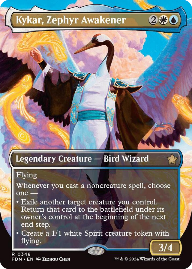 0348 Kykar, Zephyr Awakener (Borderless) R Foundations