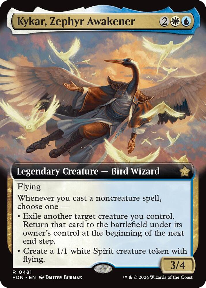 0481 Kykar, Zephyr Awakener (Extended Art) R Foundations