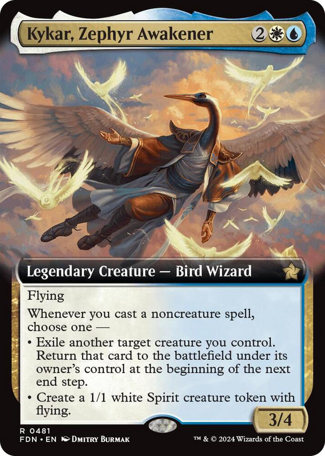 0481 Kykar, Zephyr Awakener (Extended Art) R Foundations