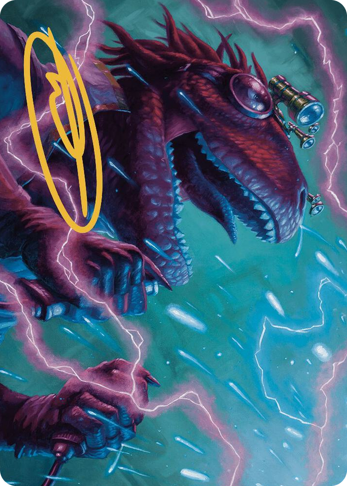 Kylox, Visionary Inventor Art Card (Gold-Stamped Signature) #43 S - Art Series: Murders at Karlov Manor Pokemon card