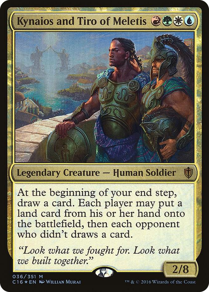 Kynaios and Tiro of Meletis #36 M - Commander 2016 Pokemon card