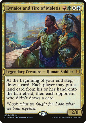 0036 Kynaios and Tiro of Meletis (Commander 2016) M Oversize Cards