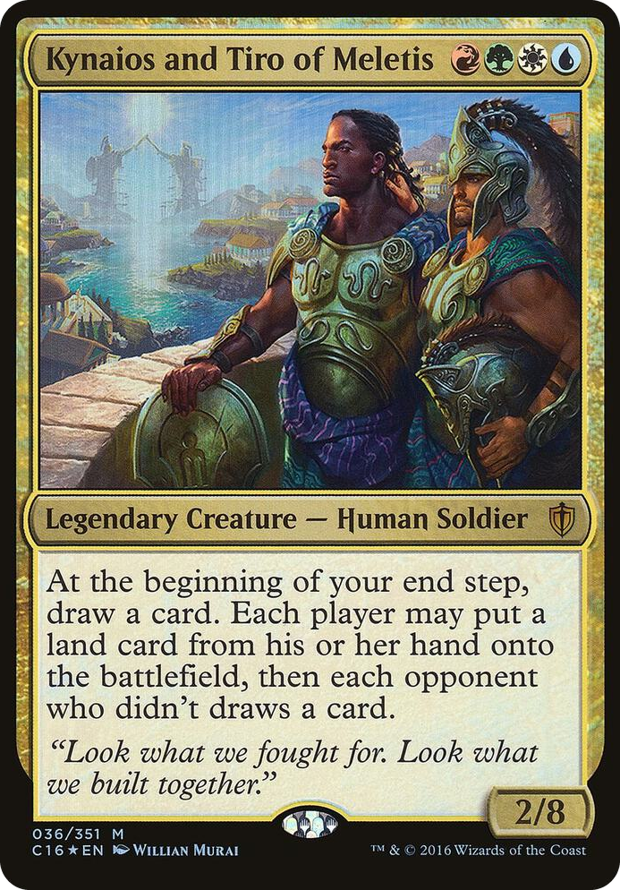 Kynaios and Tiro of Meletis (Commander 2016) #36 M - Oversize Cards Pokemon card