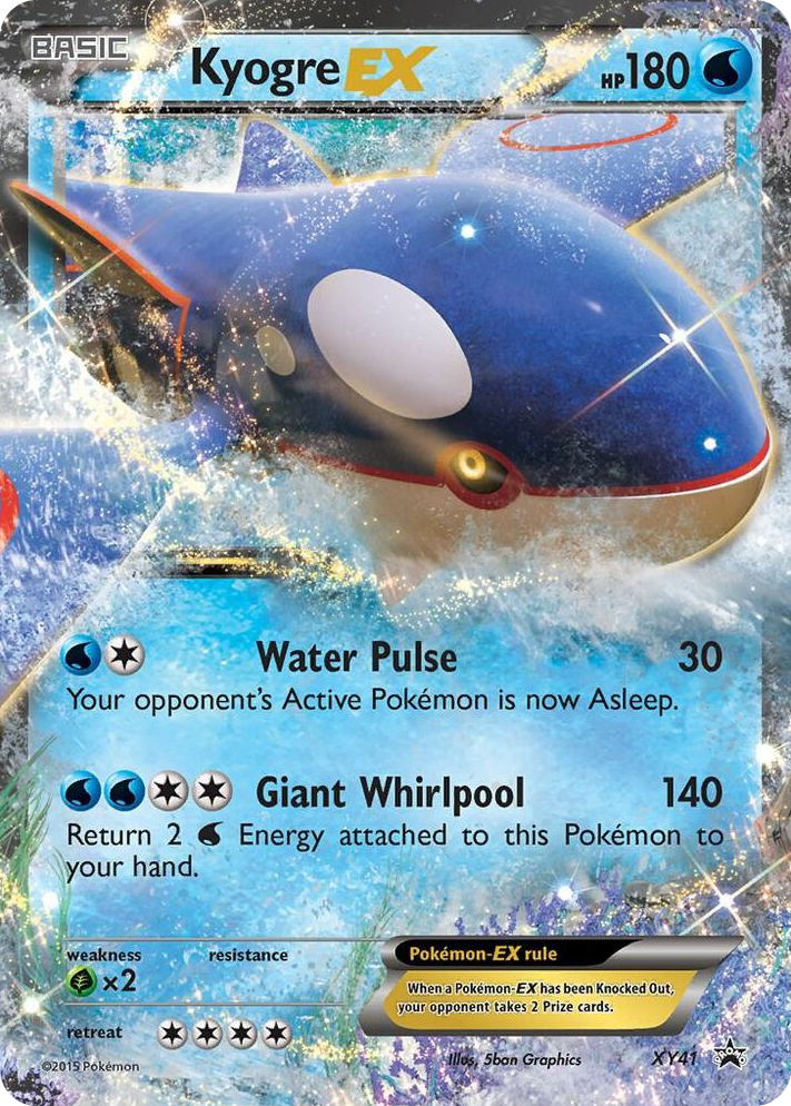 XY041 Kyogre EX Promo XY Promos