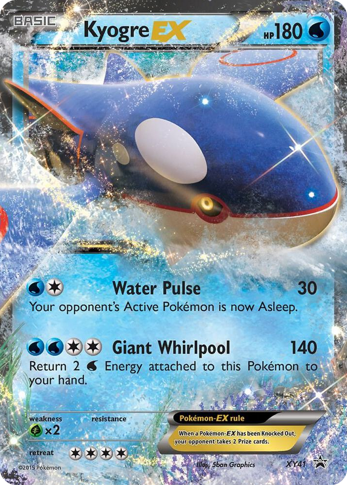 XY041 Kyogre EX Promo XY Promos