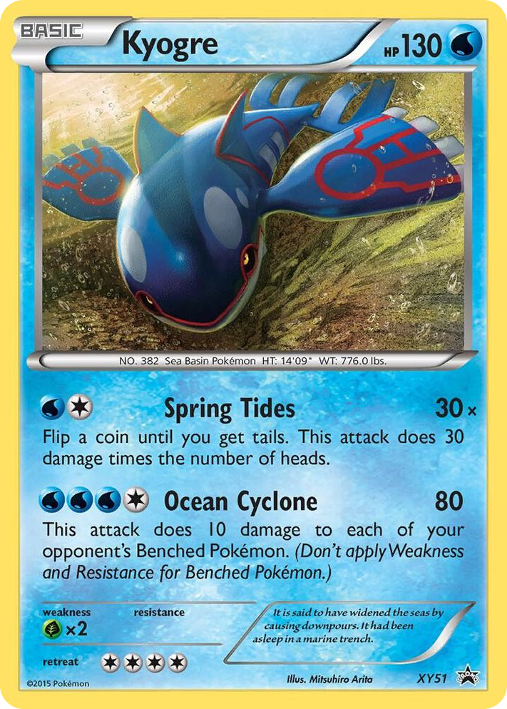 XY051 Kyogre - XY51 Promo XY Promos