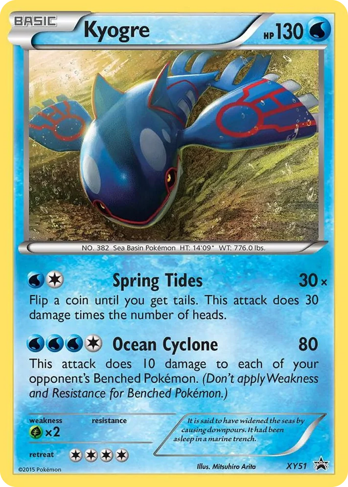 XY051 Kyogre - XY51 Promo XY Promos