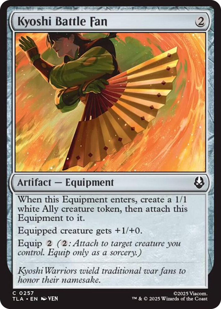 0257 Kyoshi Battle Fan C The Last Airbender