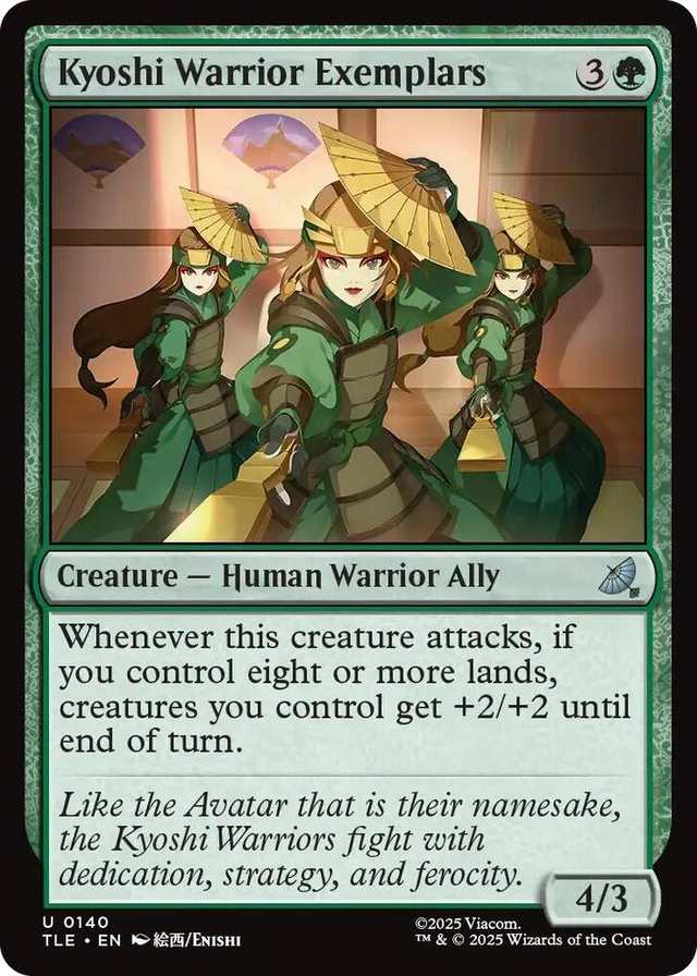 0140 Kyoshi Warrior Exemplars U The Last Airbender: Eternal-Legal