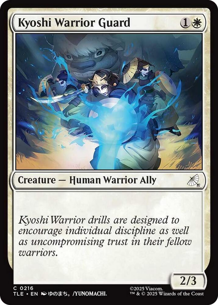 Kyoshi Warrior Guard #216 C - The Last Airbender: Eternal-Legal Pokemon card