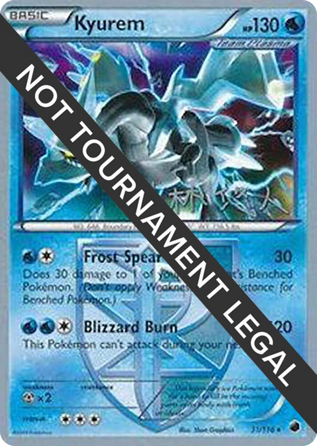 0031 Kyurem - 2014 (Haruto Kobayashi) Holo Rare World Championship Decks