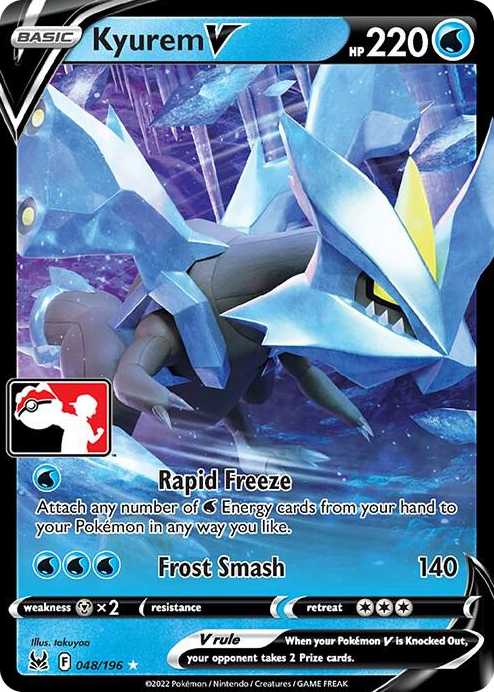 0048 Kyurem V Ultra Rare Prize Pack Series Cards