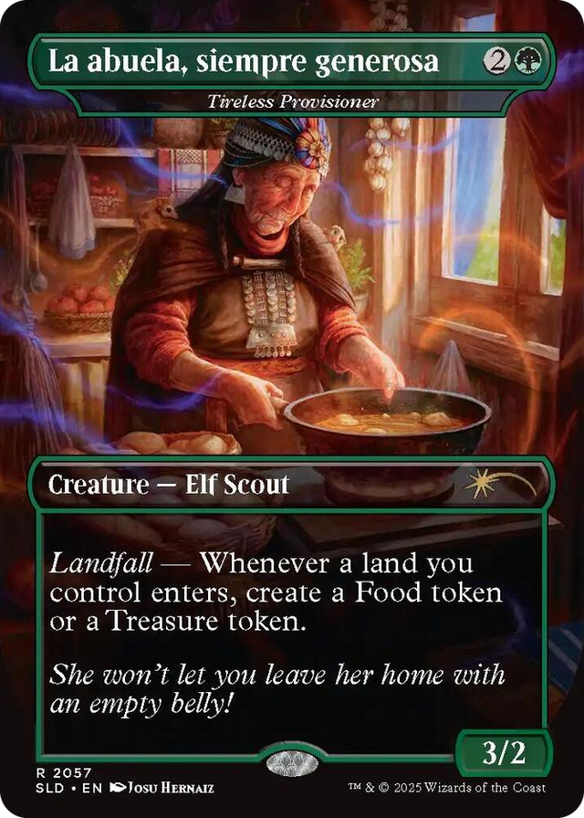2057 La abuela, siempre generosa - Tireless Provisioner R Secret Lair Drop Series