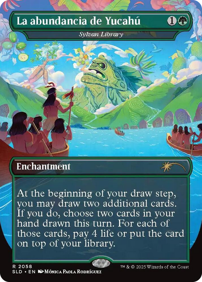 La abundancia de Yucahú - Sylvan Library #2058 R - Secret Lair Drop Series Pokemon card
