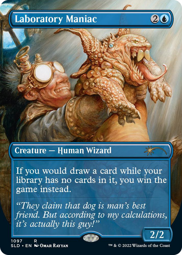 1097 Laboratory Maniac (Borderless) R Secret Lair Drop Series