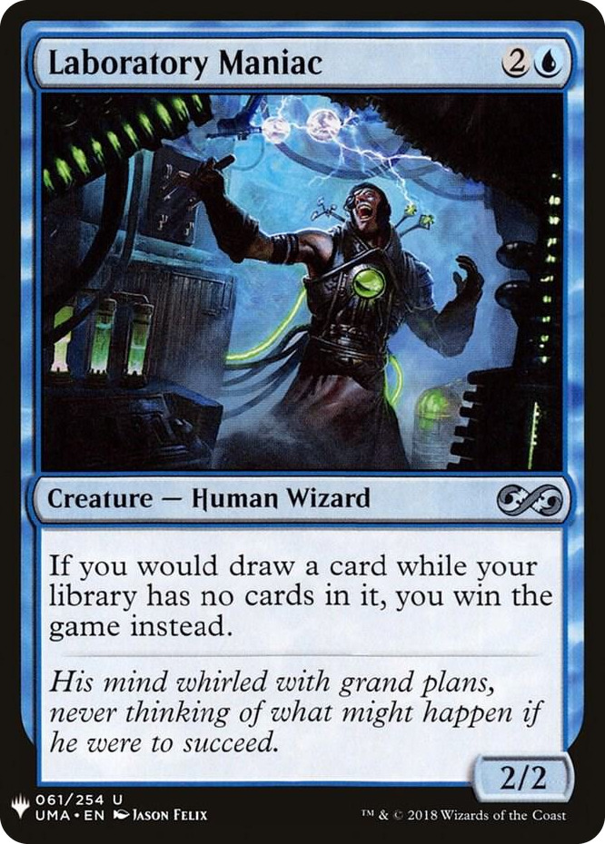 0061 Laboratory Maniac (UMA) U The List Reprints