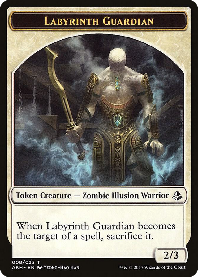 0008 Labyrinth Guardian Token T Amonkhet