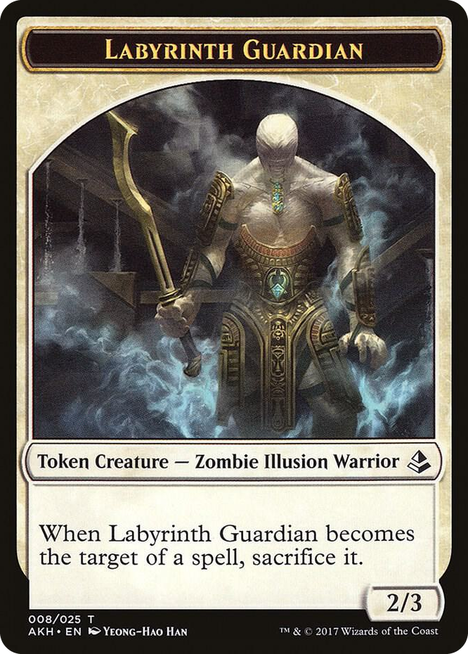 Labyrinth Guardian Token #8 T - Amonkhet Pokemon card