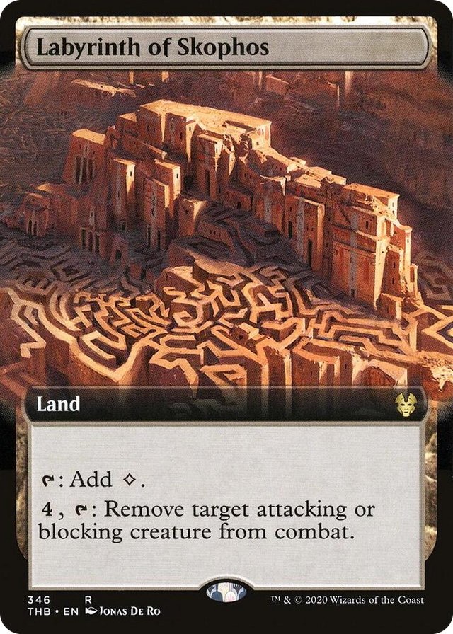 0346 Labyrinth of Skophos (Extended Art) R Theros Beyond Death