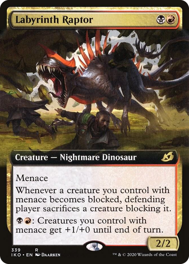 0339 Labyrinth Raptor (Extended Art) R Lair of Behemoths