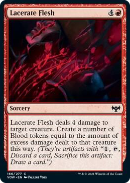 0166 Lacerate Flesh C Innistrad: Crimson Vow
