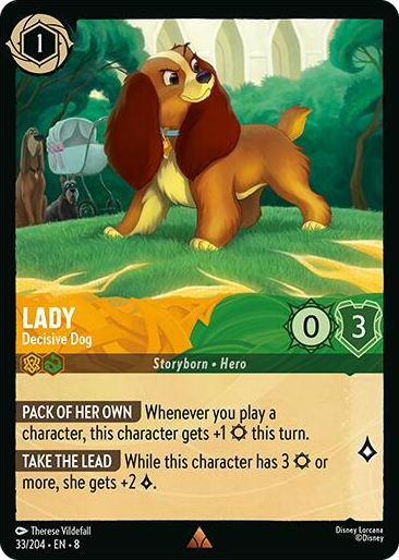 0033 Lady - Decisive Dog Rare Reign of Jafar