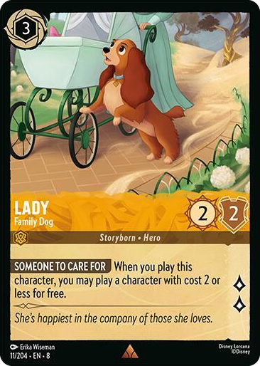 0011 Lady - Family Dog Rare Reign of Jafar